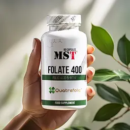 Вітаміни та мінерали MST Nutrition Folate 400 Quatrefolic, 90 капсул