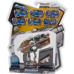 Іграшковий пістолет-трансформер Devik Toys RoboGun 2 в 1 Flasher 6 м'яких куль (K01) - мініатюра 4