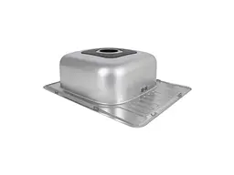 Мийка врізна Brinex 580х480х180мм 1 5848, Satin 0,8мм BRIN5848SAT08 - мініатюра 5