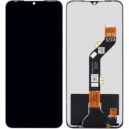Дисплей Infinix Smart 6 чорний, оригінал PRC, p/n: 24-065X75-V15