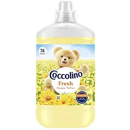 Кондиціонер для білизни Coccolino Fresh Happy Yellow Свіжість та м'якість з нотами апельсина, жасмину та седарвуду 1.702 л (8720181930638)