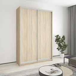 Шафа-купе дводверна MebelStar Комбо AL 2ДСП 160x60x240 см Дуб сонома (MBS-4077)