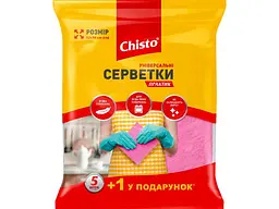 Серветки універсальні CHISTO 6шт ПРАКТИК
