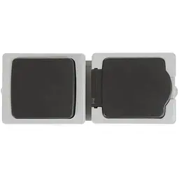 Перемикач + розетка Fora WF-1AV2 + 1ARZ Water 136192 - мініатюра 2