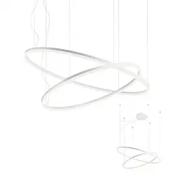 Підвісний світильник Redo ORBIT SU LED 108W 4000K D1000+600 SAND WHITE (4.1.2)-TRIAC 01-1922-TRIAC