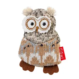 Іграшка для собак Сова з пищалкою GiGwi Plush текстиль 10 см