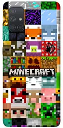 Чохол Demsky Minecraft collage для Samsung Galaxy A71
