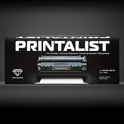 Картридж тон. PRINTALIST для HP LJ M107a/135w/137fnw аналог 106A Black ( 1000 ст.) (HP-W1106-PL) - мініатюра 3
