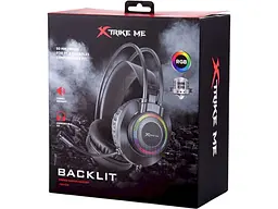 Навушники з мікрофоном XTRIKE ME Gaming RGB Backlight GH-509 Black - мініатюра 7