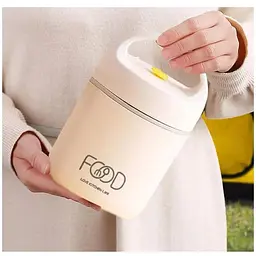 Термос для їжі - ланчбокс FOOD 0,49л харчовий термос з контейнером beije - мініатюра 5