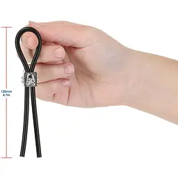 Ерекційне кільце-ласо Lux Active TeTher Adjustable silicone Cock Tie - мініатюра 3