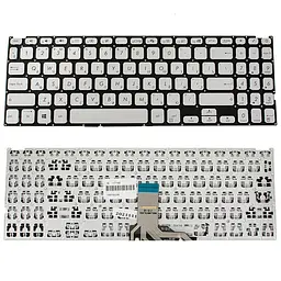 Клавіатура для ноутбука ASUS (X509 series) rus сріблястий без кадру