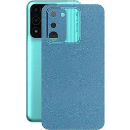 Защитная пленка StatusSKIN для Tecno Spark 8c Корпус Винил Голубая глянец