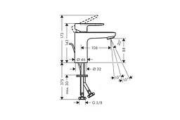 Змішувач для умивальника Hansgrohe Vernis Blend CoolStart matt black 71585670 - мініатюра 3