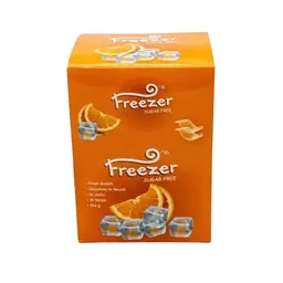 Смужки Freezer  шалений апельсин, для свіжого подиху,  у наборі 24 коробочки по 20 смужок- аркушів у кожній