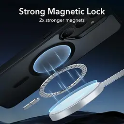 Протиударний чохол ESR Classic Hybrid Case (HaloLock) Clear для Samsung Galaxy S25 Plus (1A81000102) - мініатюра 2
