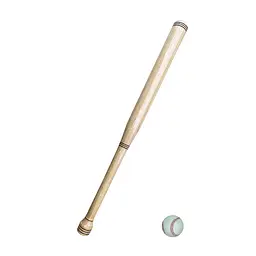 Біта дерев'яна для бейсболу Legioners Baseball NE-BB-70, 70 см - мініатюра 2