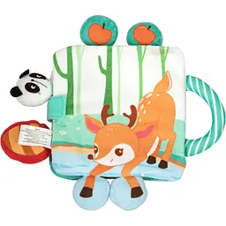 Текстильна іграшка-книжка Baby Team з брязкальцем (8721) - мініатюра 2