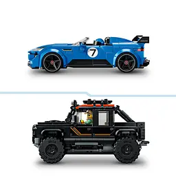 Конструктор LEGO Speed Champions Jaguar Project 7 та Land Rover Defender 740 ел. (77264) - мініатюра 7