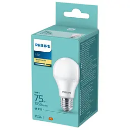 Лампа Philips LED 75W A60 E27 WW FR ND 1PF/6DISC 10W (929002306595) - мініатюра 3