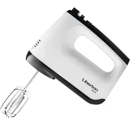 Міксер Liberton LHM-2806, White/Black, 600W, ручний, 6 швидкостей, вінчики, гаки для замісу тіста, корпус з ABS пластику