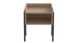 Тумба модульна Ferrum-decor Джузі 540x450x320 метал Чорний ДСП Дуб Сан-Марино 16 мм (FRD-102969)