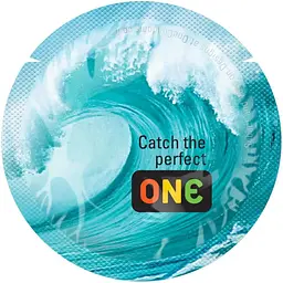 Презерватив One Color Sensations - Catch The perfect One (Aqua) 1 шт. - мініатюра 2