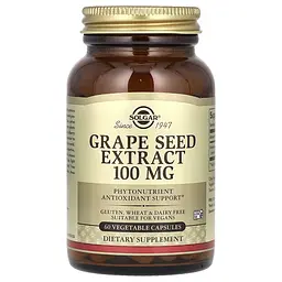Екстракт Виноградних Кісточок Grape Seed Extract 100 мг - 60 вег. капсул