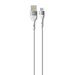 Кабель для подзарядки USB Ridea RC-XS51 X-Silicone USB-MicroUSB 60W 20V/3A 1.2 м Белый - миниатюра 2
