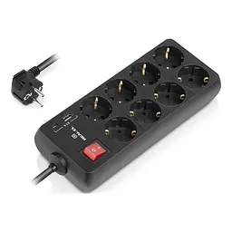 Мережевий фільтр живлення REAL-EL RS-PROTECT 805 1.8m, black (EL122300042) - мініатюра 3