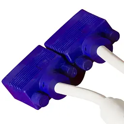 Перехідник Lesko VGA mother to 2xVGA father комп'ютерний для двох моніторів (1280-2411) - мініатюра 2