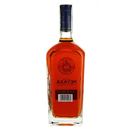 Набір Алкогольний напій Metaxa 12 зірок 40% 0.7 л + 2 келиха в подарунковій коробці - мініатюра 3