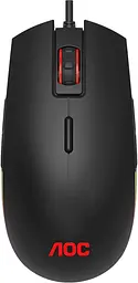 Мишка AOC GM500 ігрова, 5000dpi., 8кн., RGB PMW3325 чорна