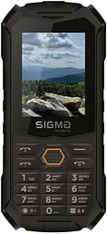 Телефон Sigma X-treme PV68 Black-orange UA UCRF - мініатюра 4