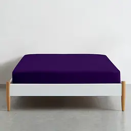 Простирадло полуторне Cosas Dark Plum 155х240 см (Ranfors89_PlumDark_155s) - мініатюра 2