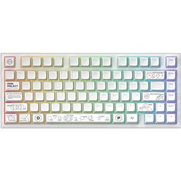 Клавіатура Dark Project ALU81 Terra Nova PBT RGB Mech G3MS Moonstone White (DPKB_NOVA_81_ANSI_WHITE_UA) - мініатюра 4