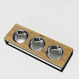 Hollky Base Bar — три миски на підставці (3 × 0,45 л) - мініатюра 6