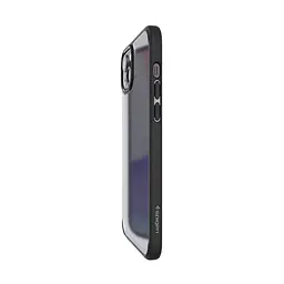 Чехол Spigen Ultra Hybrid для iPhone 15 Plus Frost Black (ACS06656) + защитное стекло - мініатюра 4