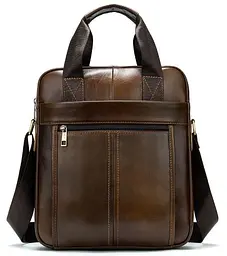 Чоловіча шкіряна сумка Vintage 27,5х33х6,5 см sum0012884