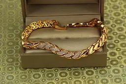 Браслет Xuping Jewelry колос 19 см золотистий