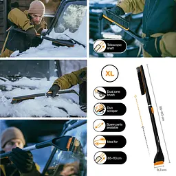 Щітка-скребок телескопічна Fiskars X-series™ (1078493) - мініатюра 2