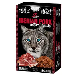Ласощі для котів Alpha Spirit Iberian Pork Natural Cat із іберійською свининою 80 г ALPHG110000845
