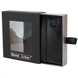 Портмоне чоловіче шкіряне Semi Line RFID Black (P8265-0) - мініатюра 3