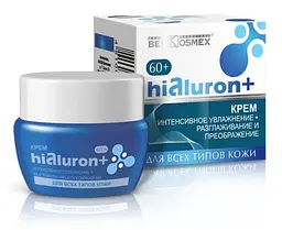 Крем для обличчя 60+ Hialuron+ Інтенсивне зволоження 48 г.
