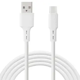 Кабель FLEX USB - Type-C 3A 1m (GF-AC13WH) Білий