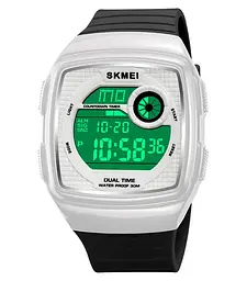 Годинник чоловічий наручний спортивний Skmei 2208 (Білий) - мініатюра 2