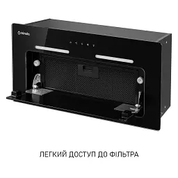 Витяжка повновбудована Minola HBI 6473 BL GLASS 800 LED Line - мініатюра 11