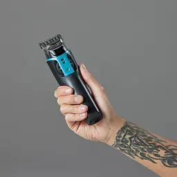 Машинка для стрижки Remington Power X Series X5, мережа+акум., роторний мотор, насадок-4, сталь, чорно-бірюзовий - мініатюра 5