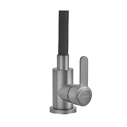 Змішувач для кухні з силіконовим виливом Champion EZA-011 (вилив чорний) graphite refl.black MX9555, Графіт - мініатюра 3