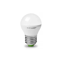 Лампочка Eurolamp LED G45 5W E27 3000K 220V (LED-G45-05273(P))
